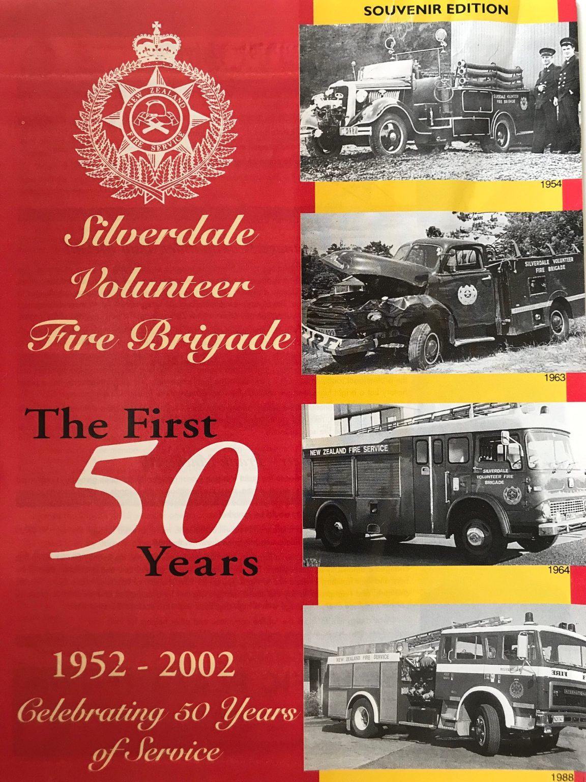 SILVERDALE VOLUNTEER FIRE BRIGADE: The First 50 Years 1952-2002