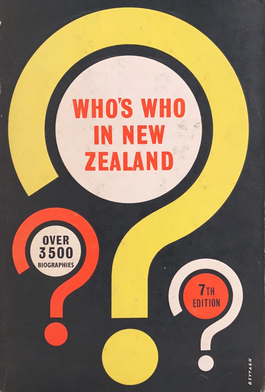 WHO'S WHO IN NEW ZEALAND: 7th edition 1961