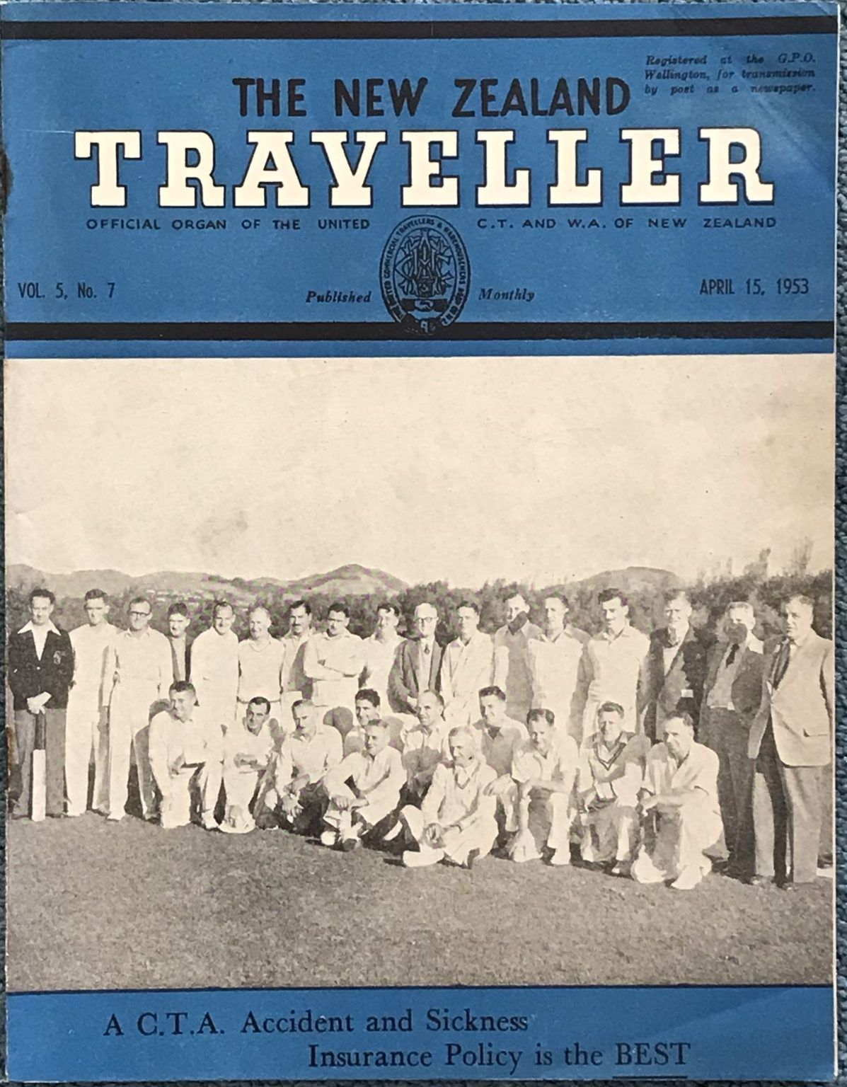 THE NEW ZEALAND TRAVELLER - Vol. 5, No. 7 - 15th April 1953