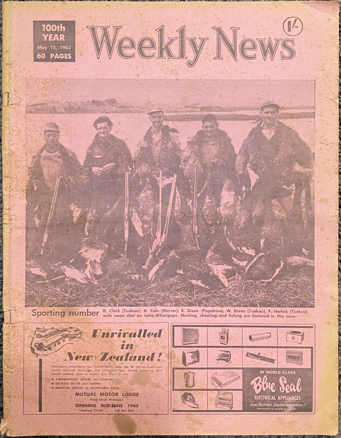 OLD NEWSPAPER: The Weekly News - No. 5190, 15 May 1963