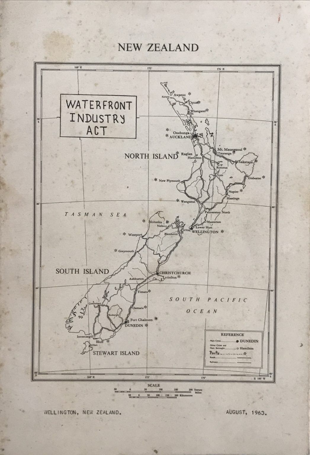 NEW ZEALAND WATERFRONT INDUSTRY ACT 1963