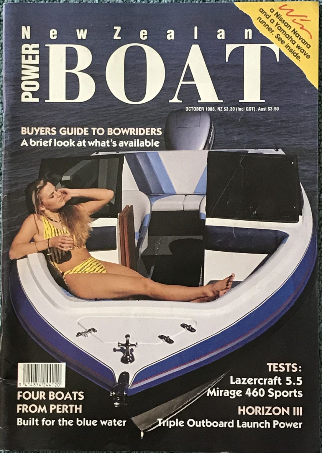 VINTAGE MAGAZINE: Power Boat New Zealand - Vol.5 - No.9 - October 1988