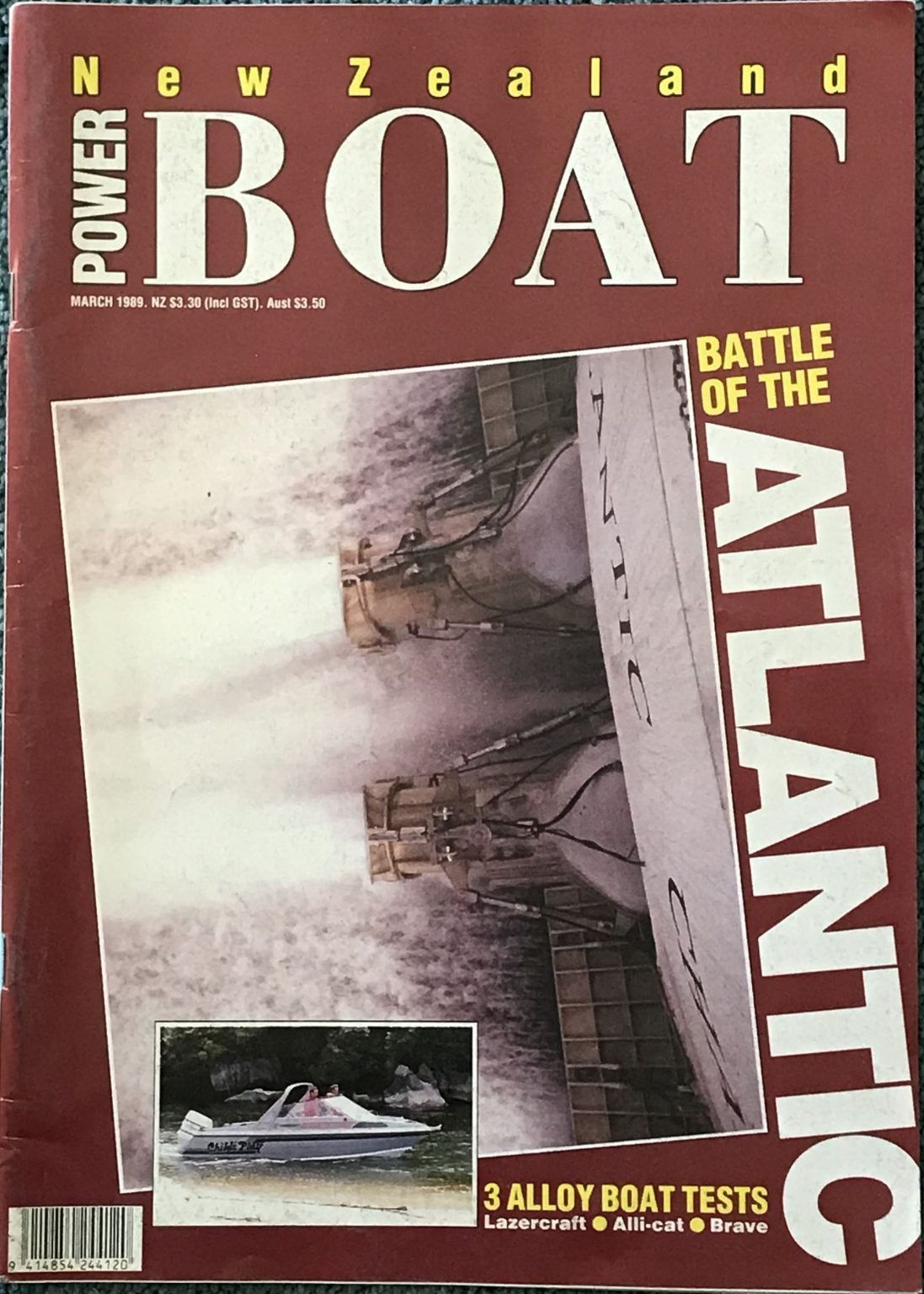 VINTAGE MAGAZINE: Power Boat New Zealand - Vol.6 - No.1 - March 1989