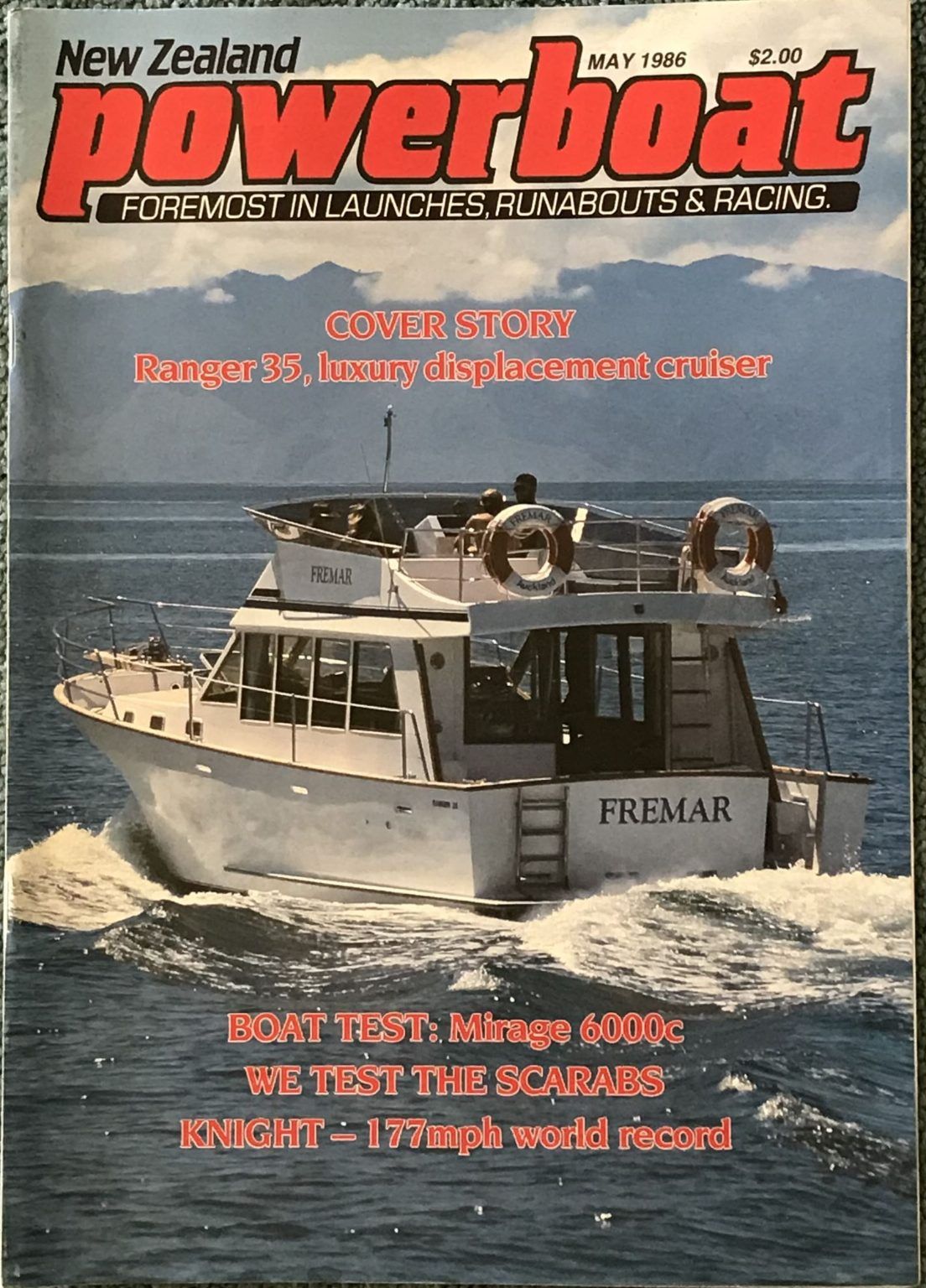 VINTAGE MAGAZINE: Power Boat New Zealand - Vol.3 - No.1 - May 1986