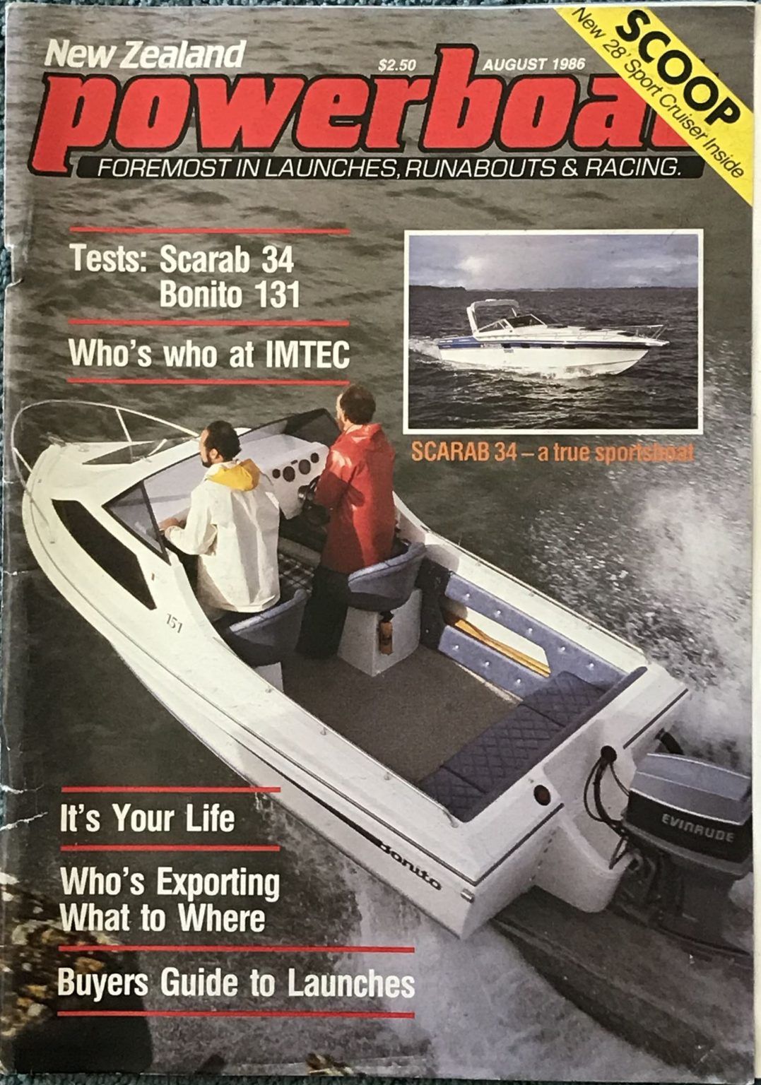 VINTAGE MAGAZINE: Power Boat New Zealand - Vol.3 - No.4 - August 1986