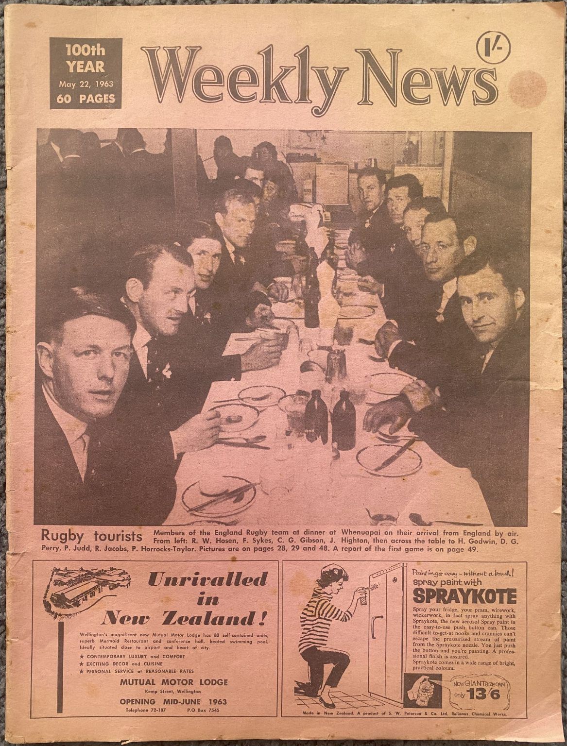 OLD NEWSPAPER: The Weekly News - No. 5191, 22 May 1963