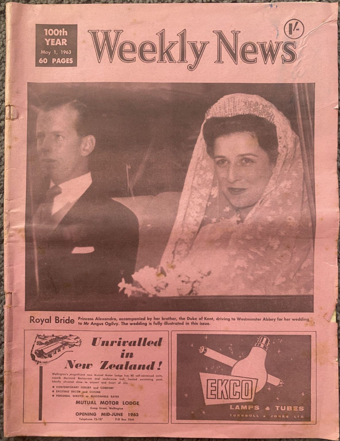 OLD NEWSPAPER: The Weekly News - No. 5188, 1 May 1963