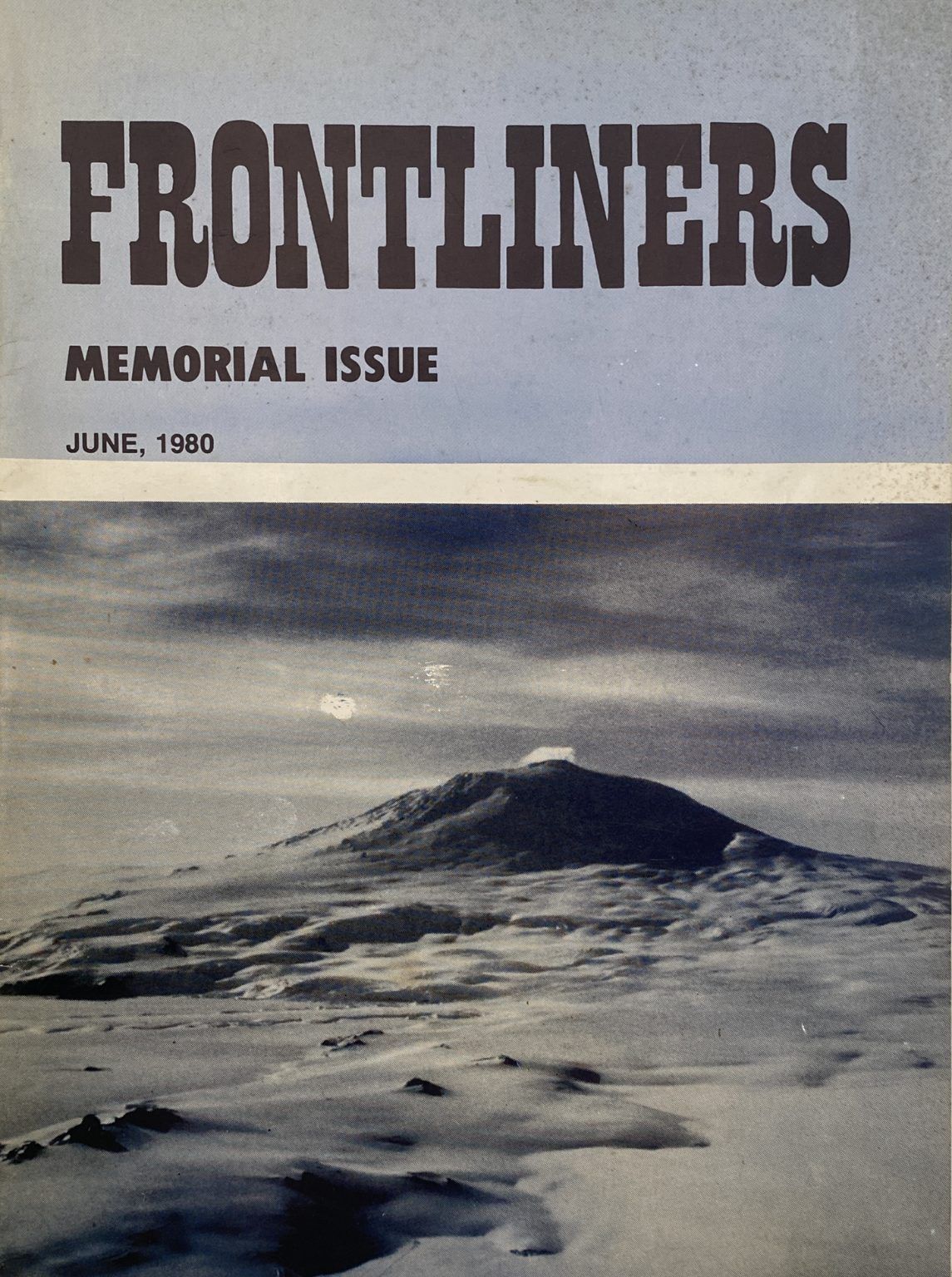 AVIATION MEMORABILIA: Frontliners Memorial Issue - June 1980