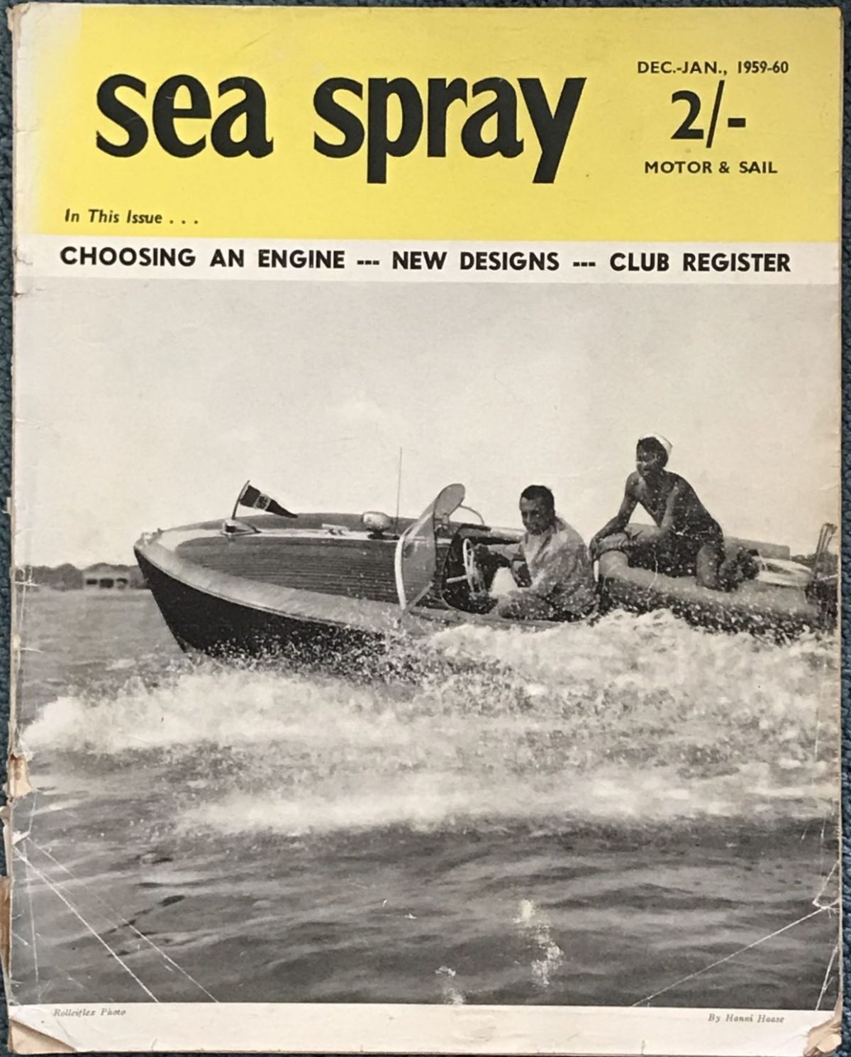 VINTAGE MAGAZINE: Sea Spray - Vol. 15, No. 1 - Dec / Jan 1959-1960