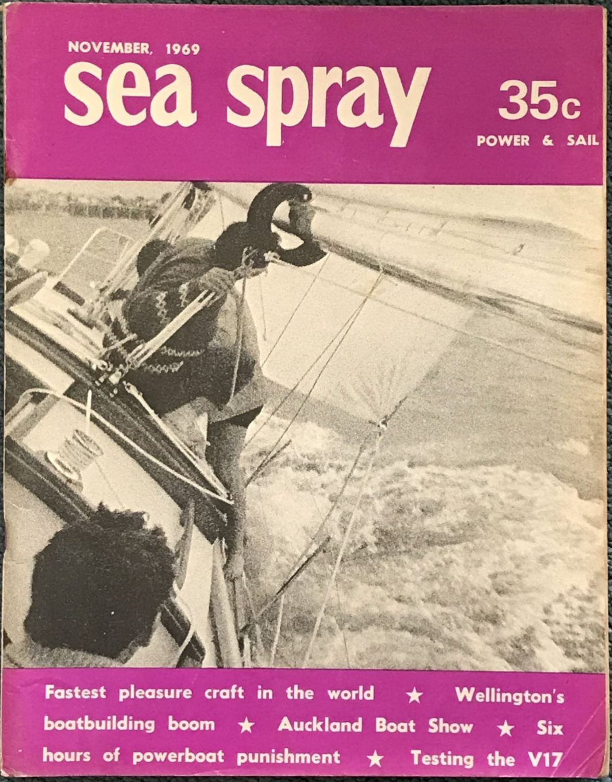 VINTAGE MAGAZINE: Sea Spray - Vol. 24, No. 10 - November 1969