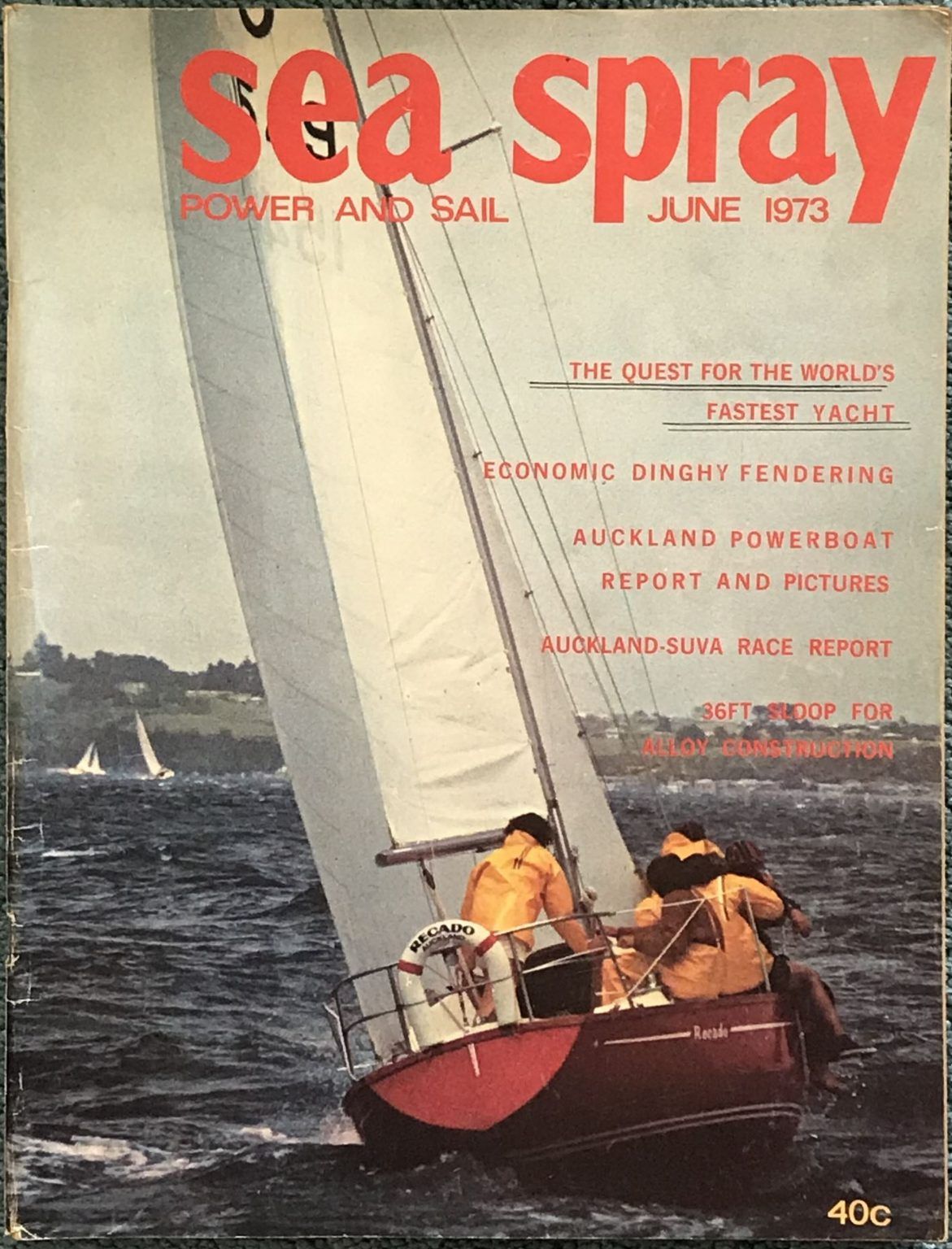 VINTAGE MAGAZINE: Sea Spray / Power & Sail - Vol. 28, No. 5 - June 1973