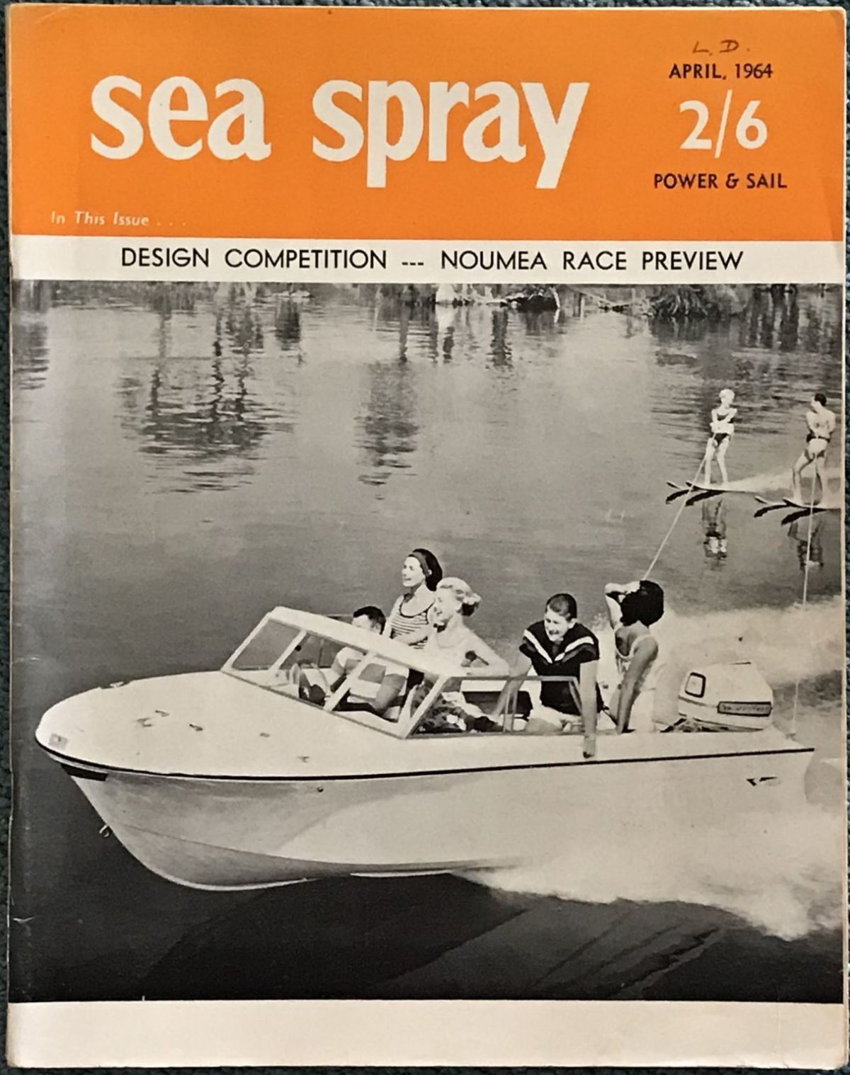 VINTAGE MAGAZINE: Sea Spray - Vol. 19, No. 3 - April 1964