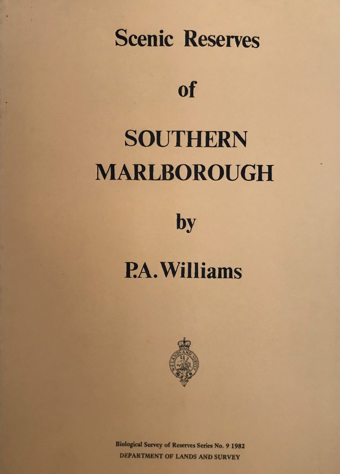 SCENIC RESERVES OF SOUTHERN MARLBOROUGH