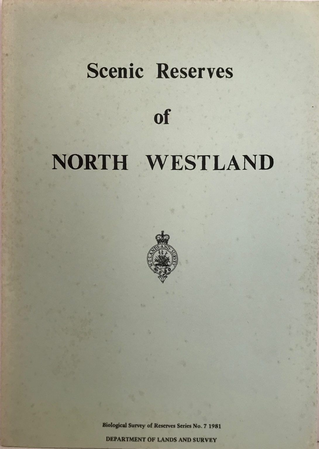 SCENIC RESERVES OF NORTH WESTLAND