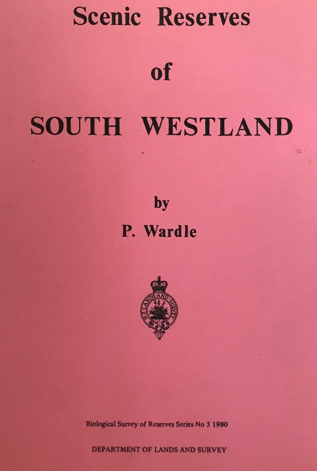 SCENIC RESERVES OF SOUTH WESTLAND