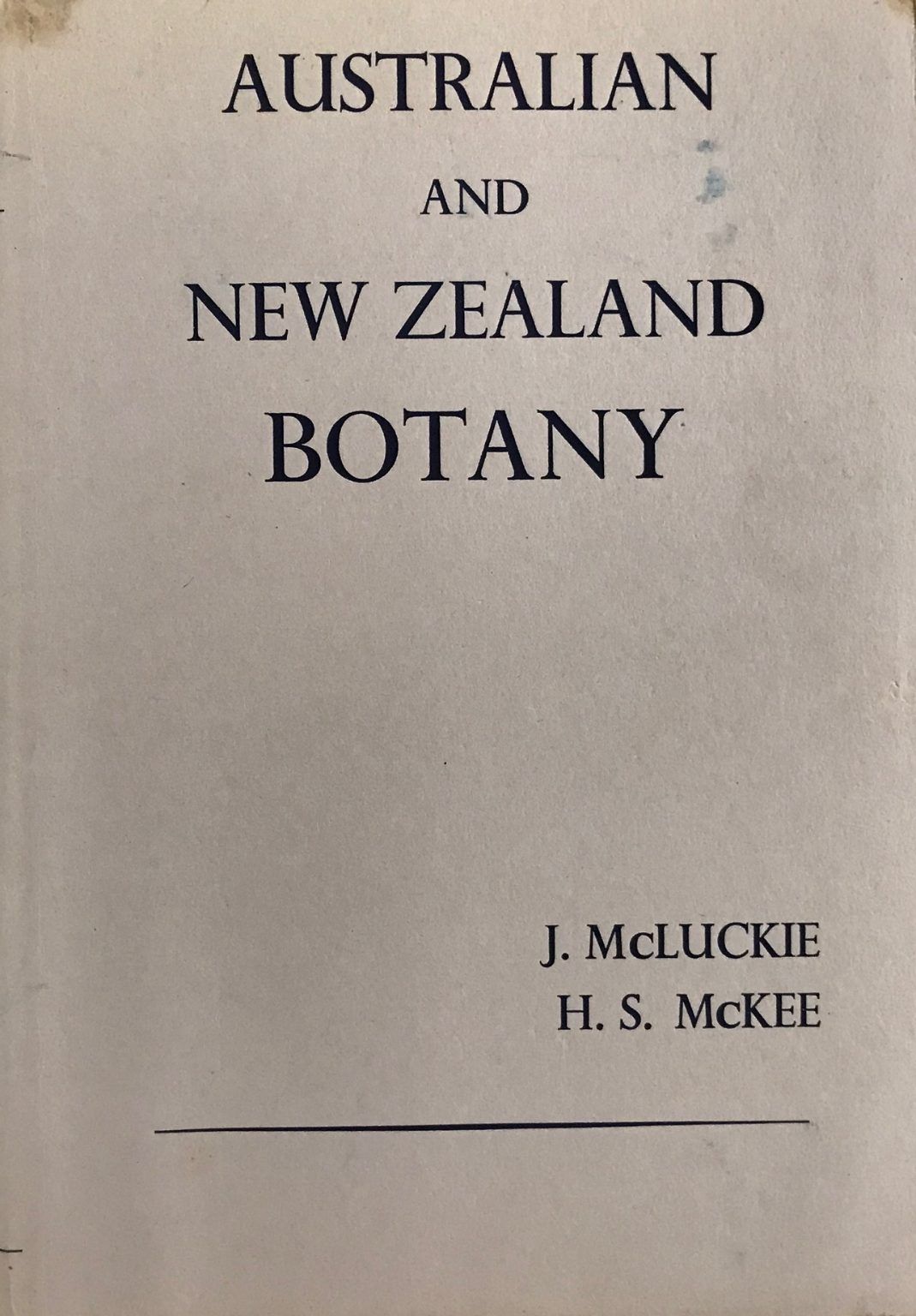 AUSTRALIAN AND NEW ZEALAND BOTANY