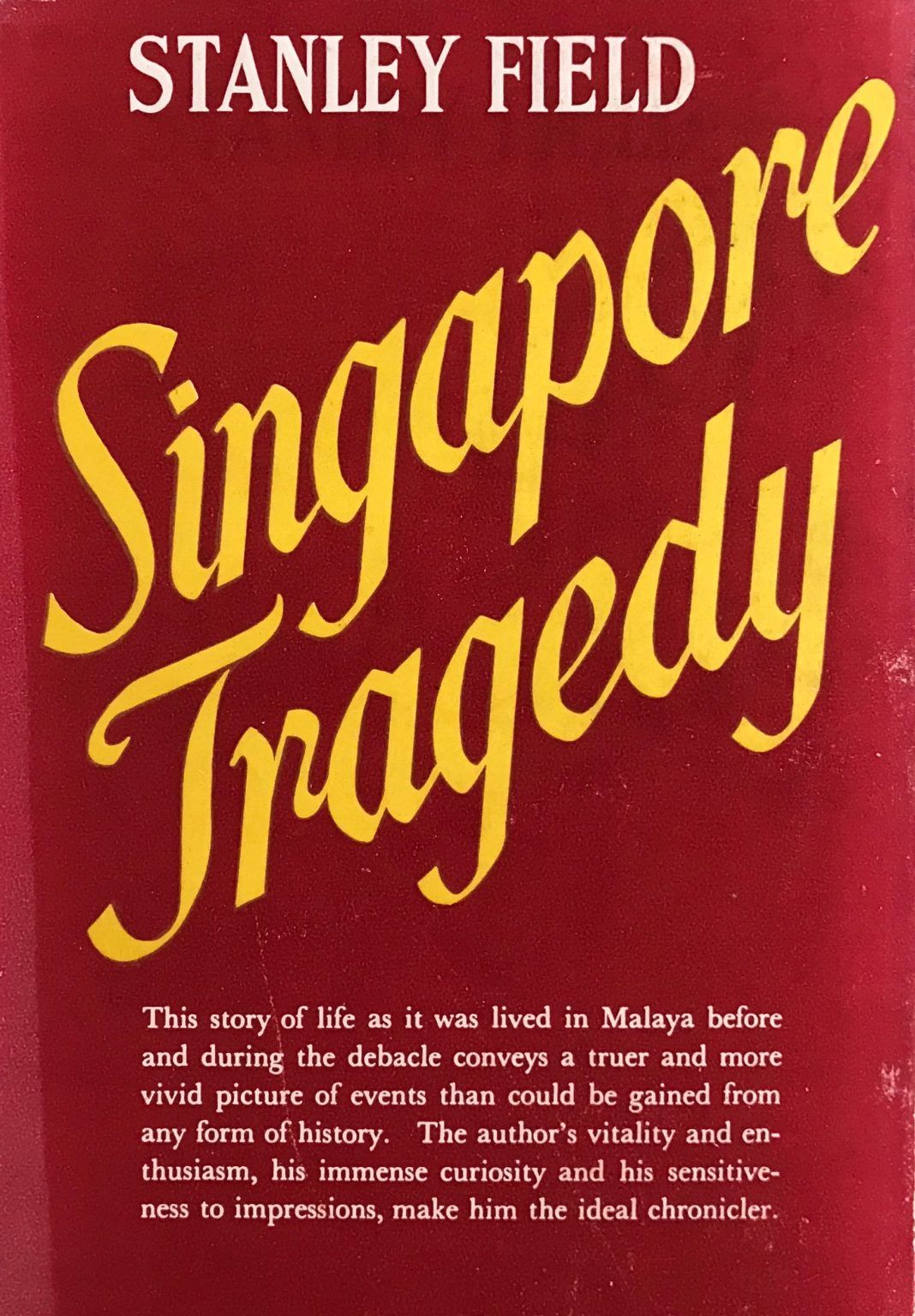 SINGAPORE TRAGEDY