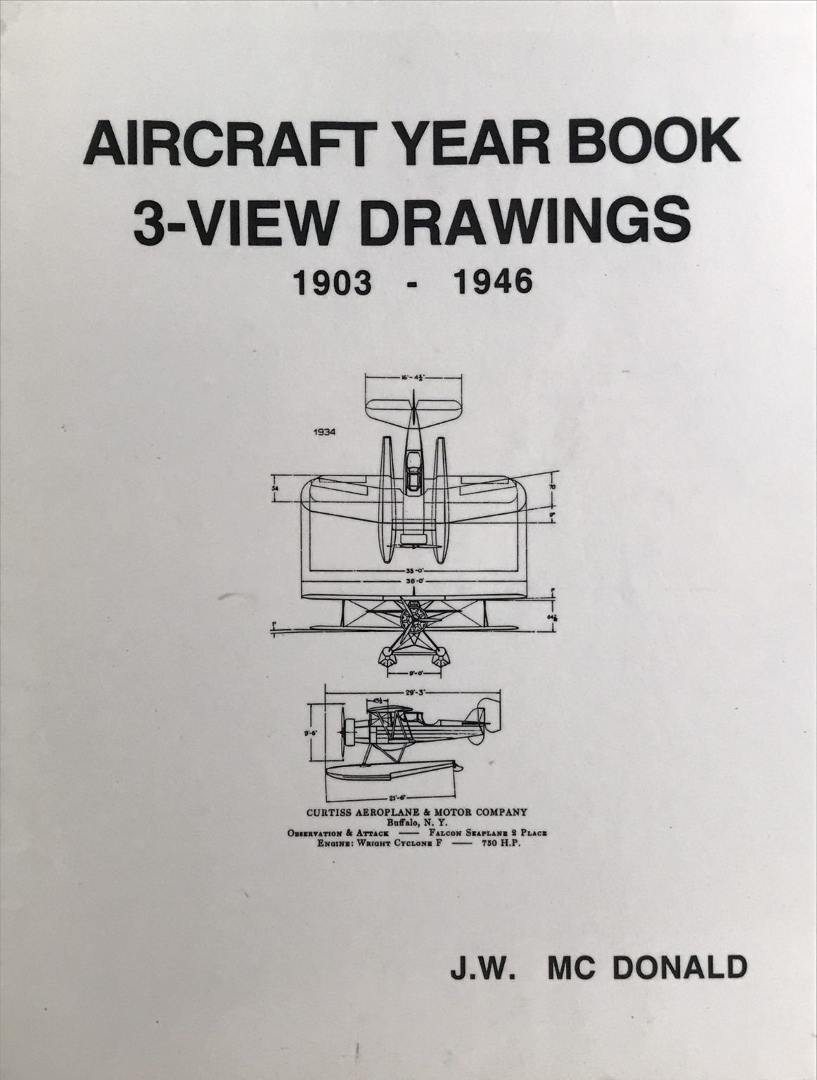 AIRCRAFT YEAR BOOK 3-VIEW DRAWINGS 1903-1946