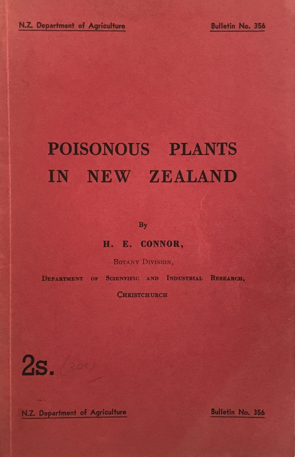 POISONOUS PLANTS IN NEW ZEALAND