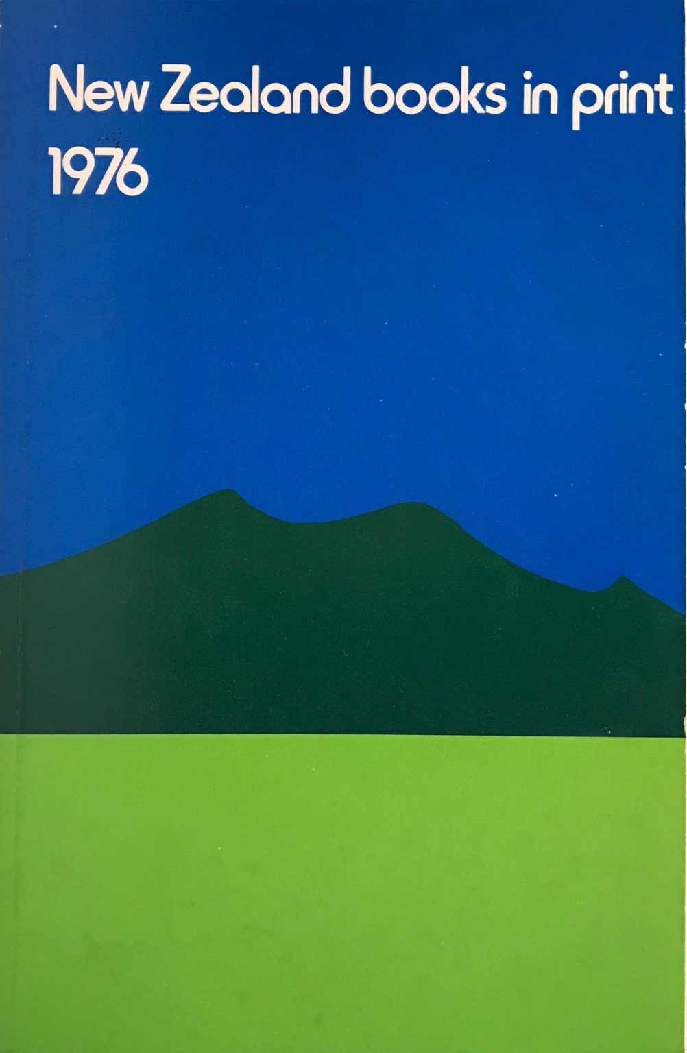 NEW ZEALAND BOOKS IN PRINT 1976