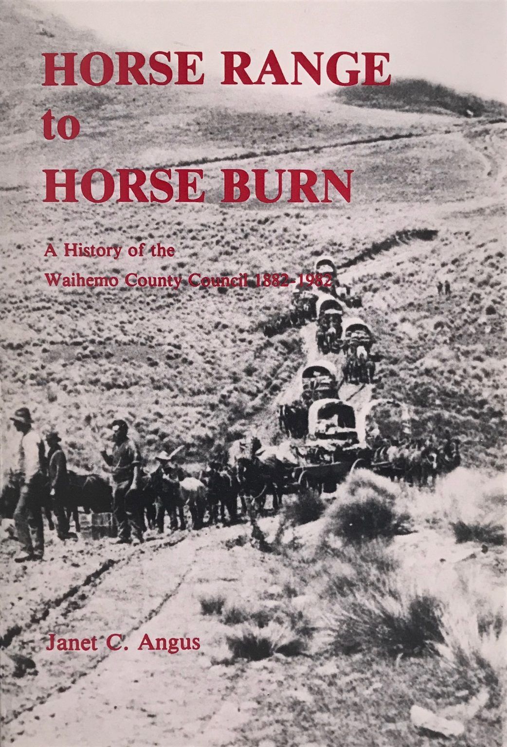 HORSE RANGE TO HORSE BURN: A History of the Waihemo County Council 1882-1982