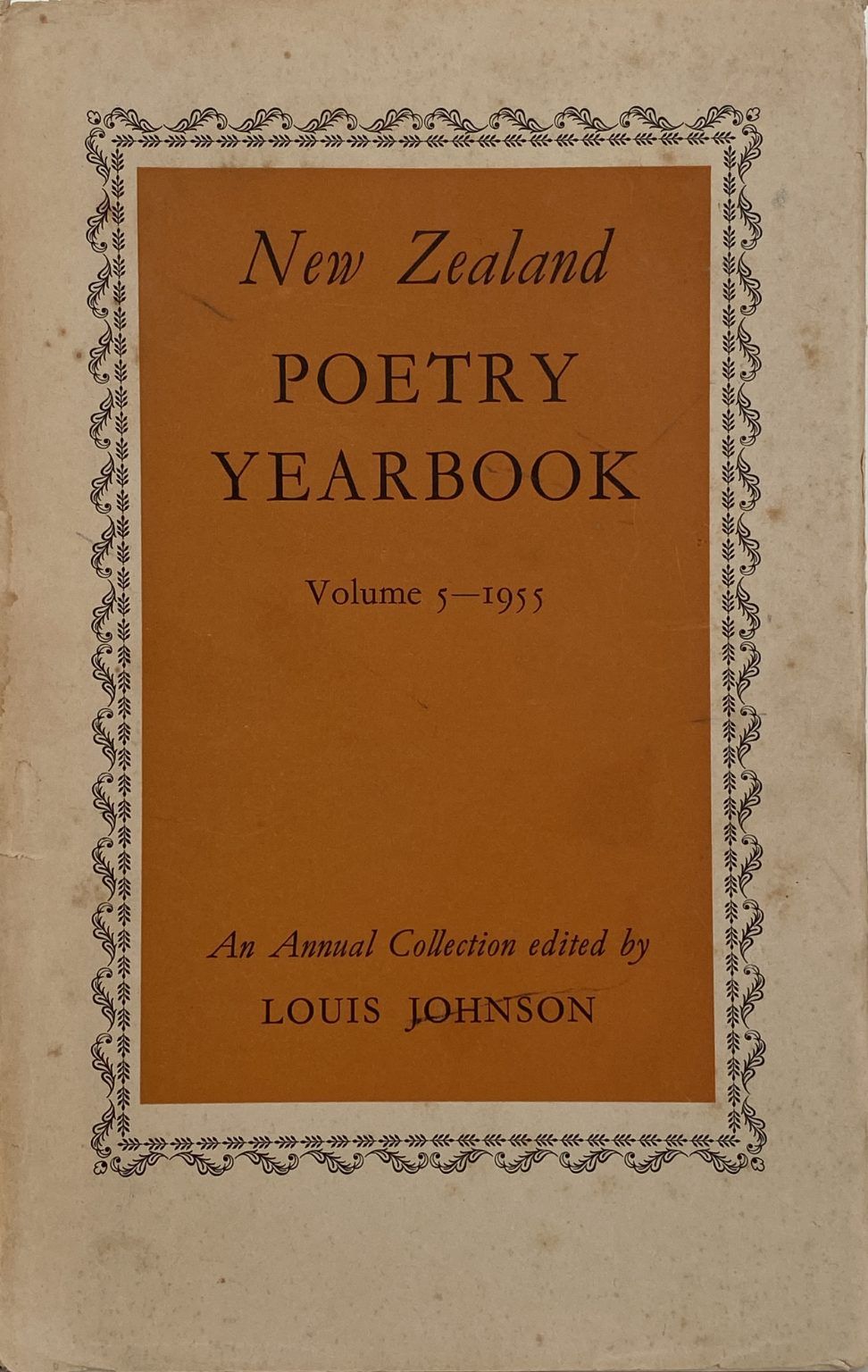 NEW ZEALAND POETRY YEARBOOK: Volume 5, 1955