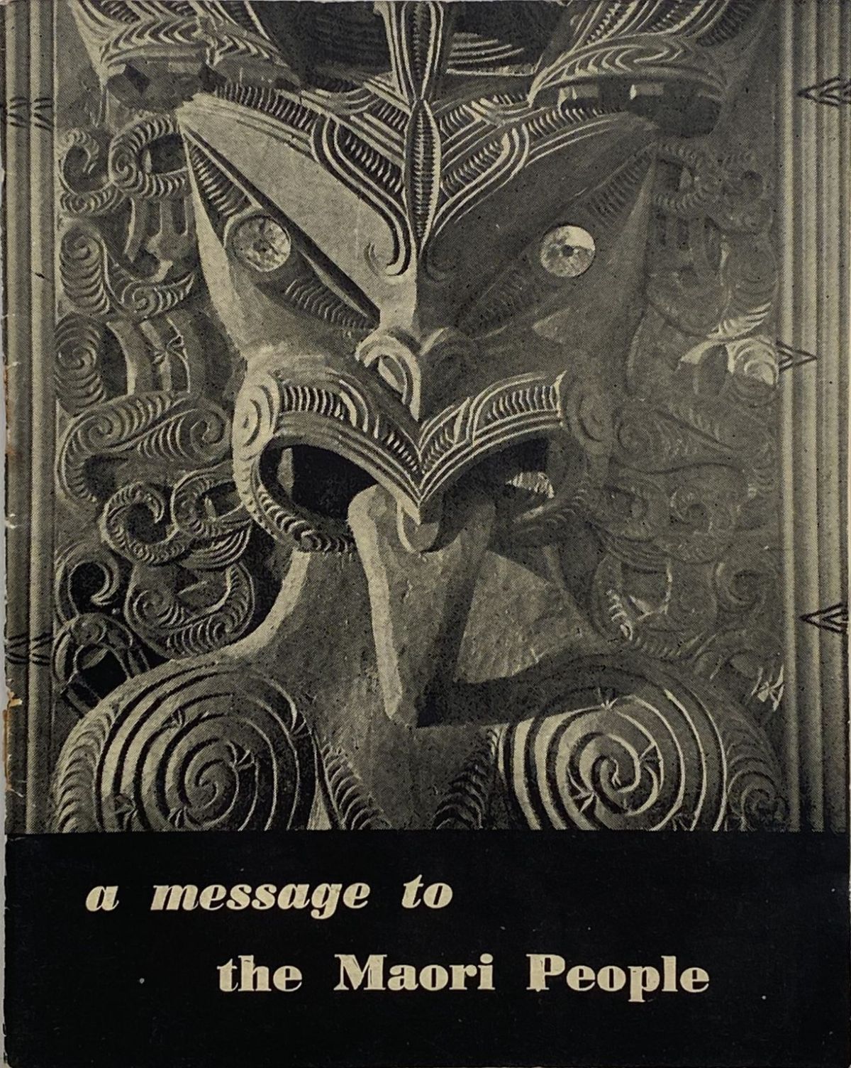 A Message to the Maori People - address by the Earl of Listowel