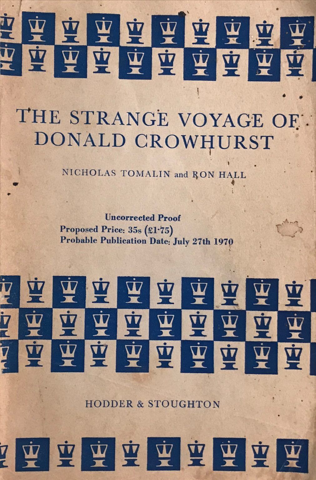 THE STRANGE VOYAGE OF DONALD CROWHURST