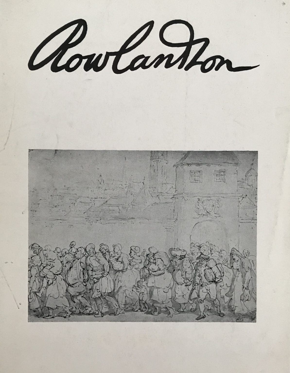 ROWLANDSON: A Collection of Drawings