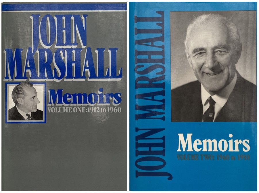 JOHN MARSHALL: Memoirs - 2x volume set