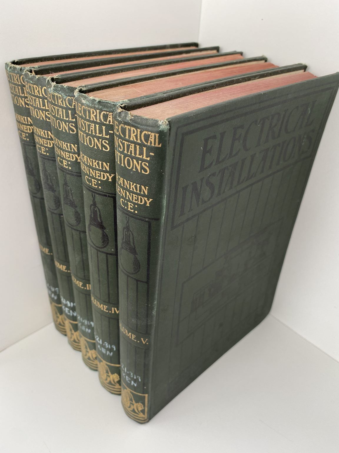 ELECTRICAL INSTALLATIONS by Rankin Kennedy - 5 Volume Set