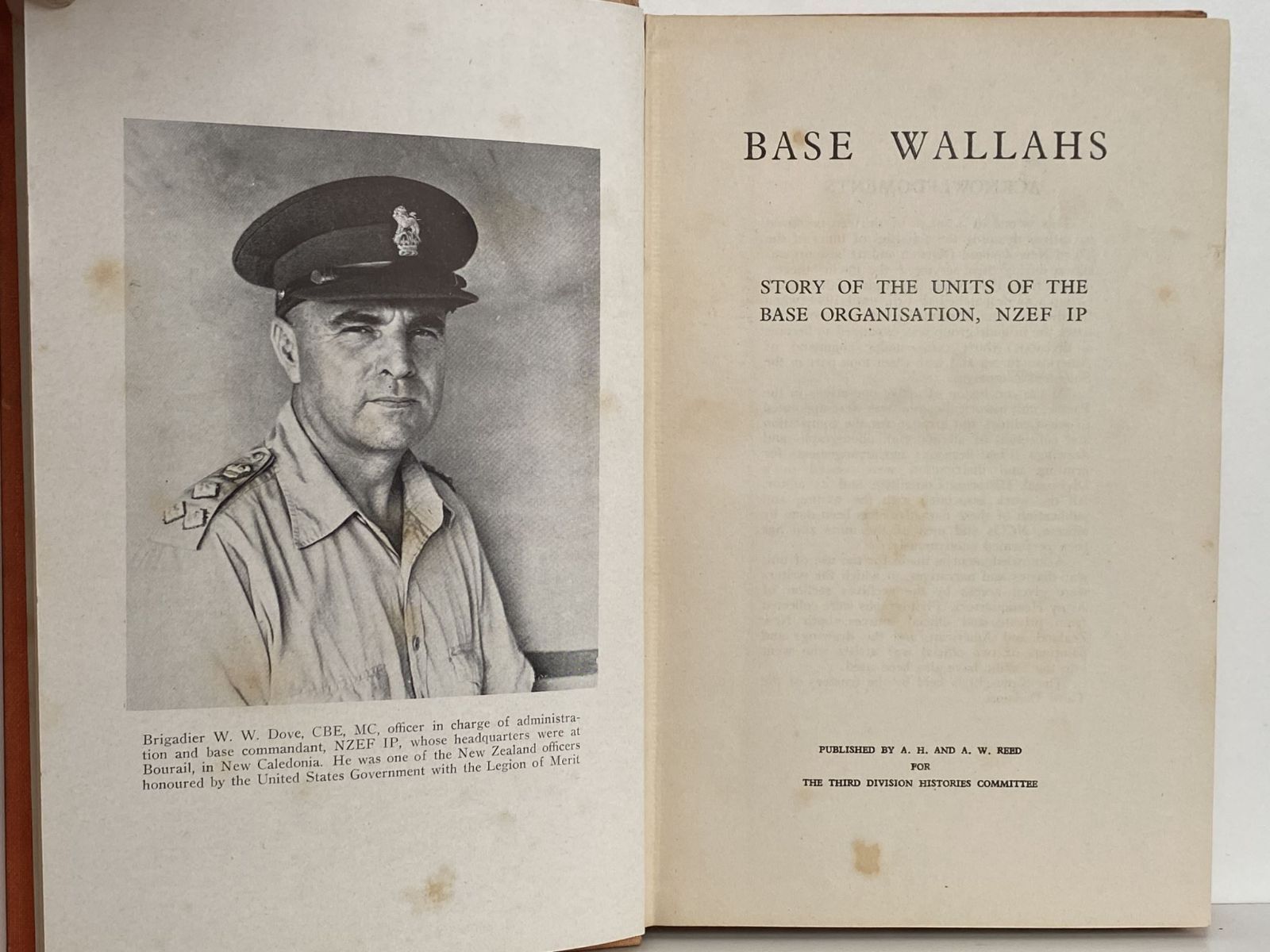 BASE WALLAHS: Story of the Units of the Base Organisation, NZEF IP