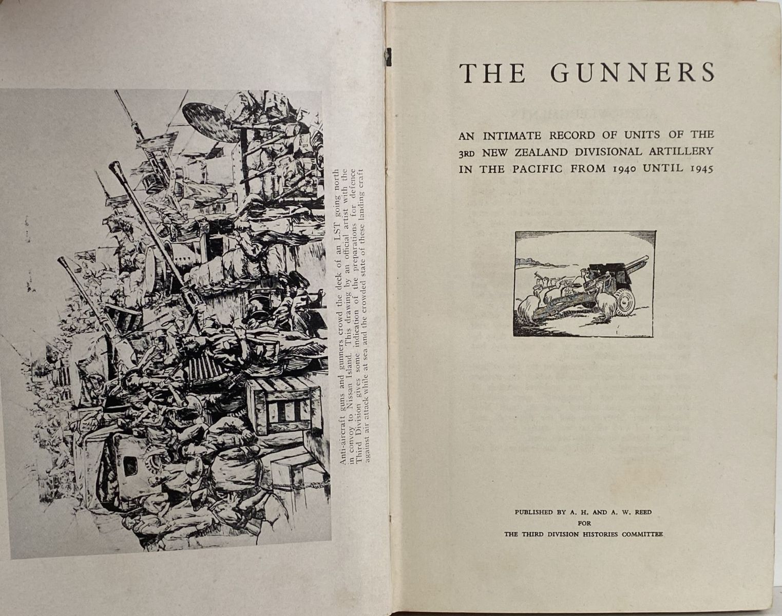 THE GUNNERS: Intimate Record of 3rd Divisional Artillery in the Pacific