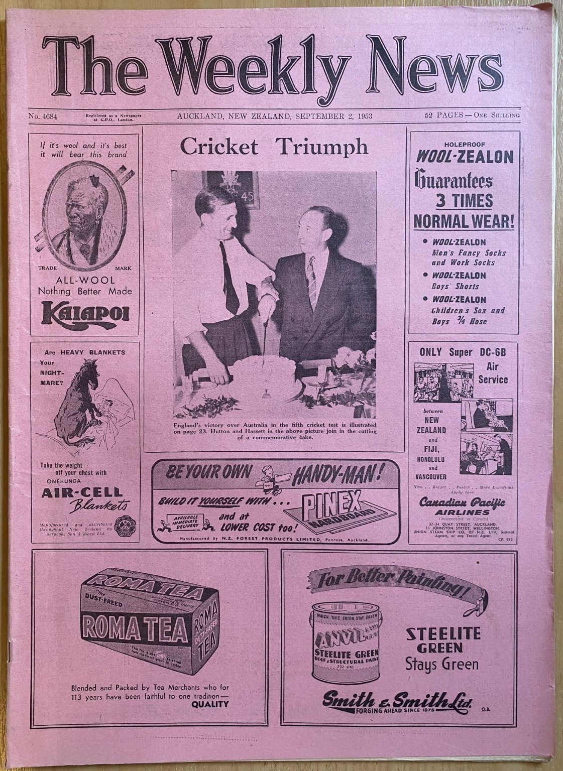 OLD NEWSPAPER: The Weekly News - No. 4684, 2 September 1953