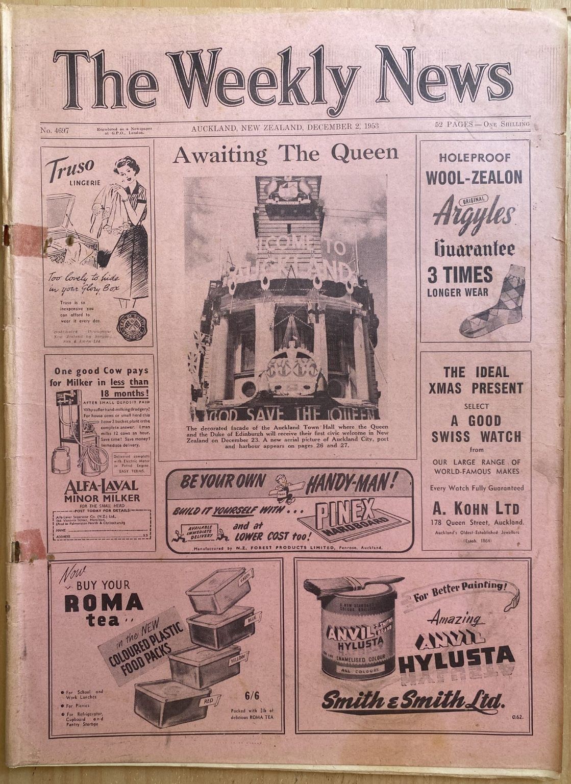 OLD NEWSPAPER: The Weekly News - No. 4697, 2 December 1953