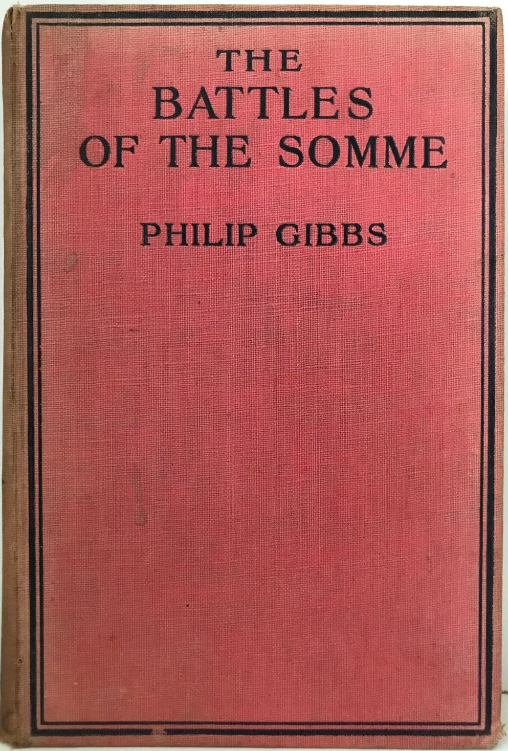 THE BATTLES OF THE SOMME