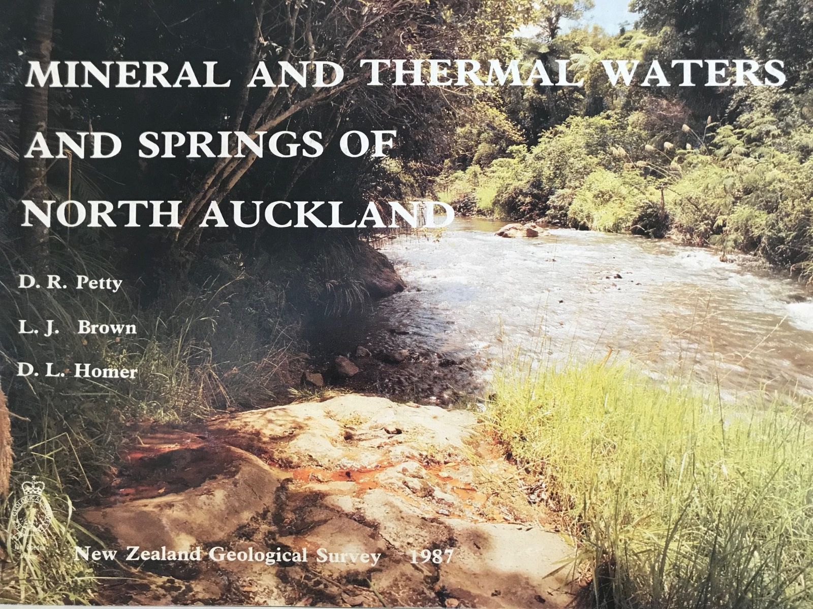 MINERAL AND THERMAL WATERS AND SPRINGS of North Auckland